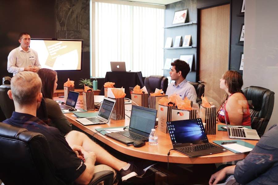 Business analytics review meeting